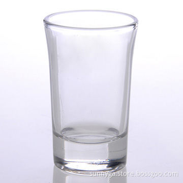 Shot Glass with Heavy Bottom and 35mL of Capacity, Different Designed Logos Available
